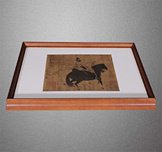 湖北书画装裱配框服务案例